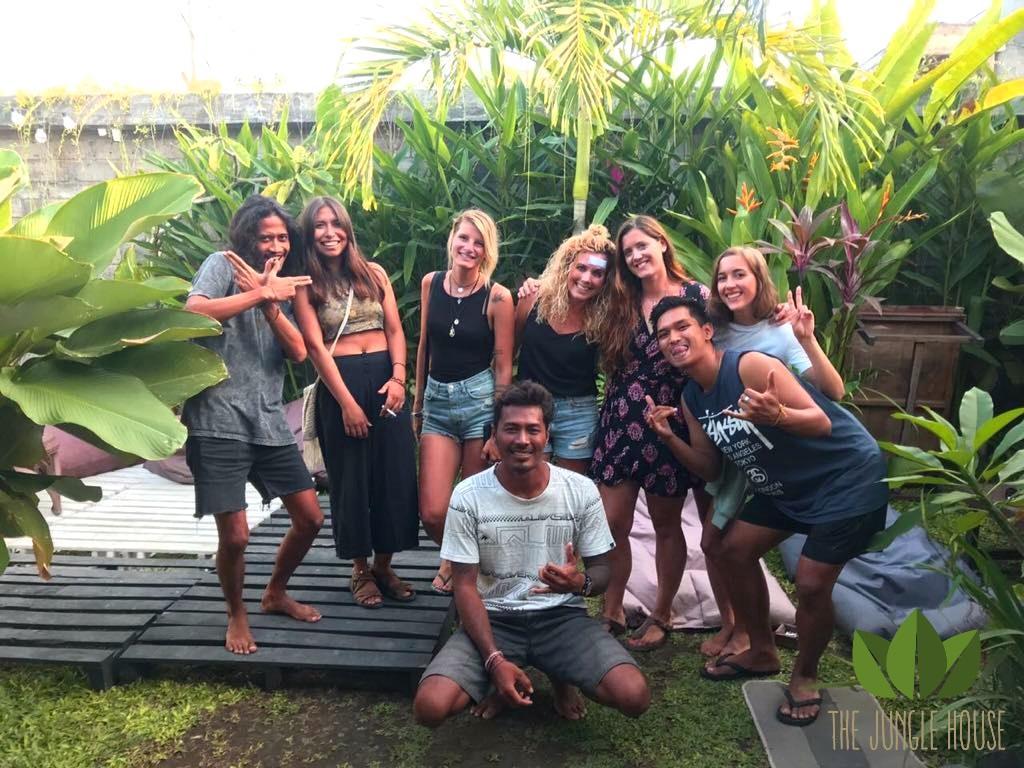 The Jungle House Hostel Canggu  Bagian luar foto